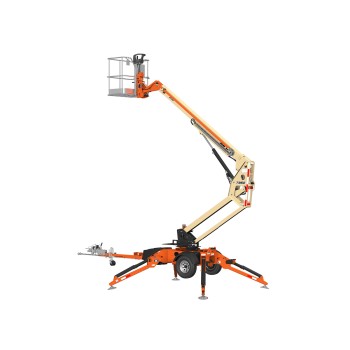 Towable boom lifts